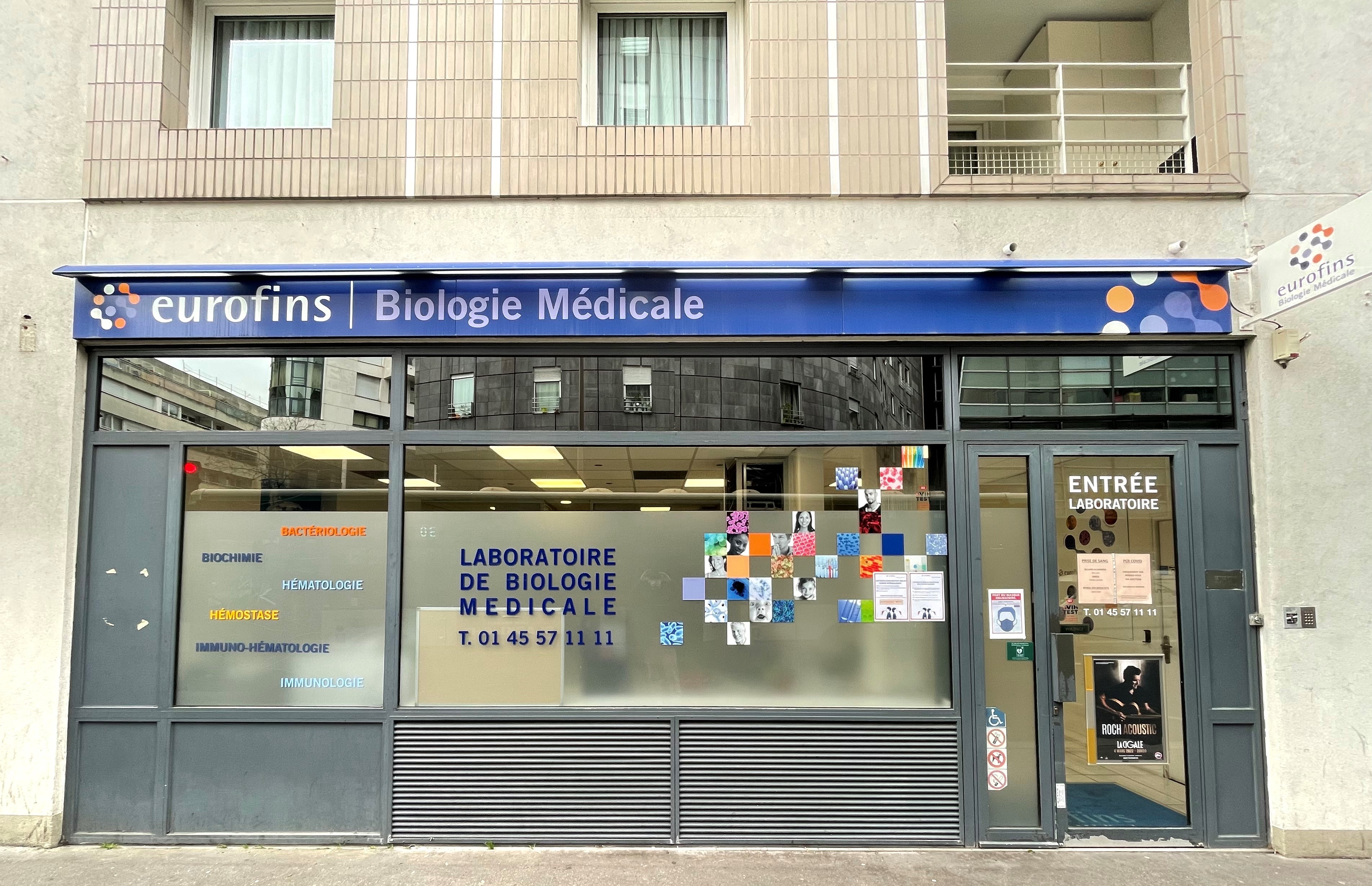Eurofins - Laboratoire de biologie médicale Paris Cauchy