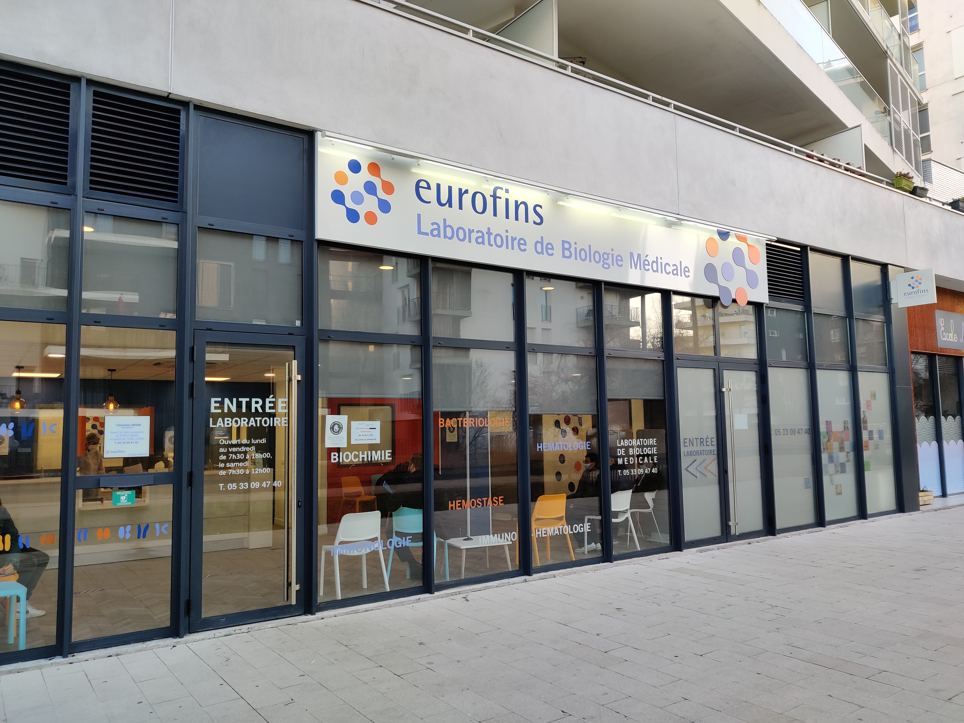 Eurofins - Laboratoire de biologie médicale Bordeaux Ginko