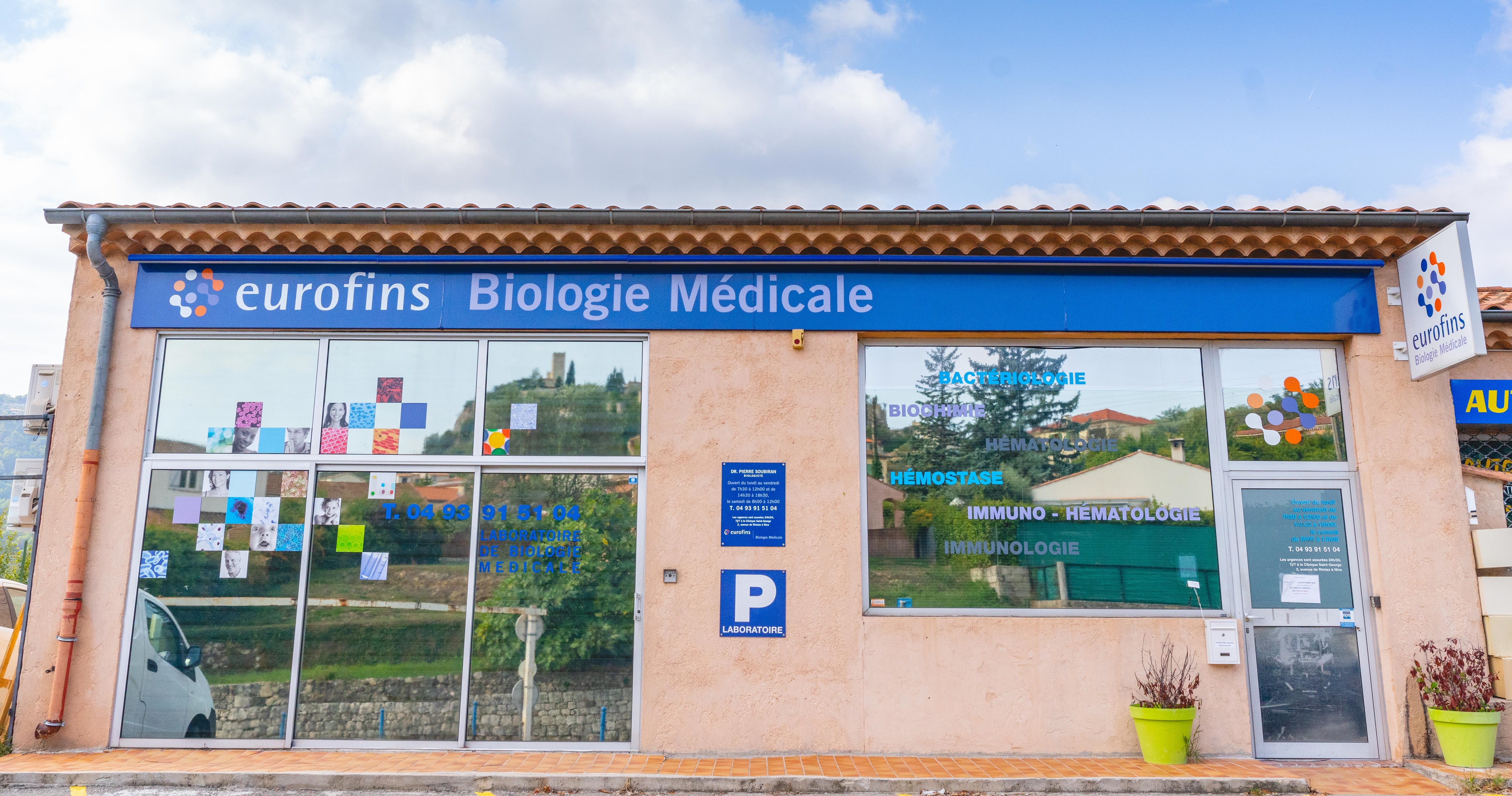 Eurofins - Laboratoire de biologie médicale Tourrette-Levens