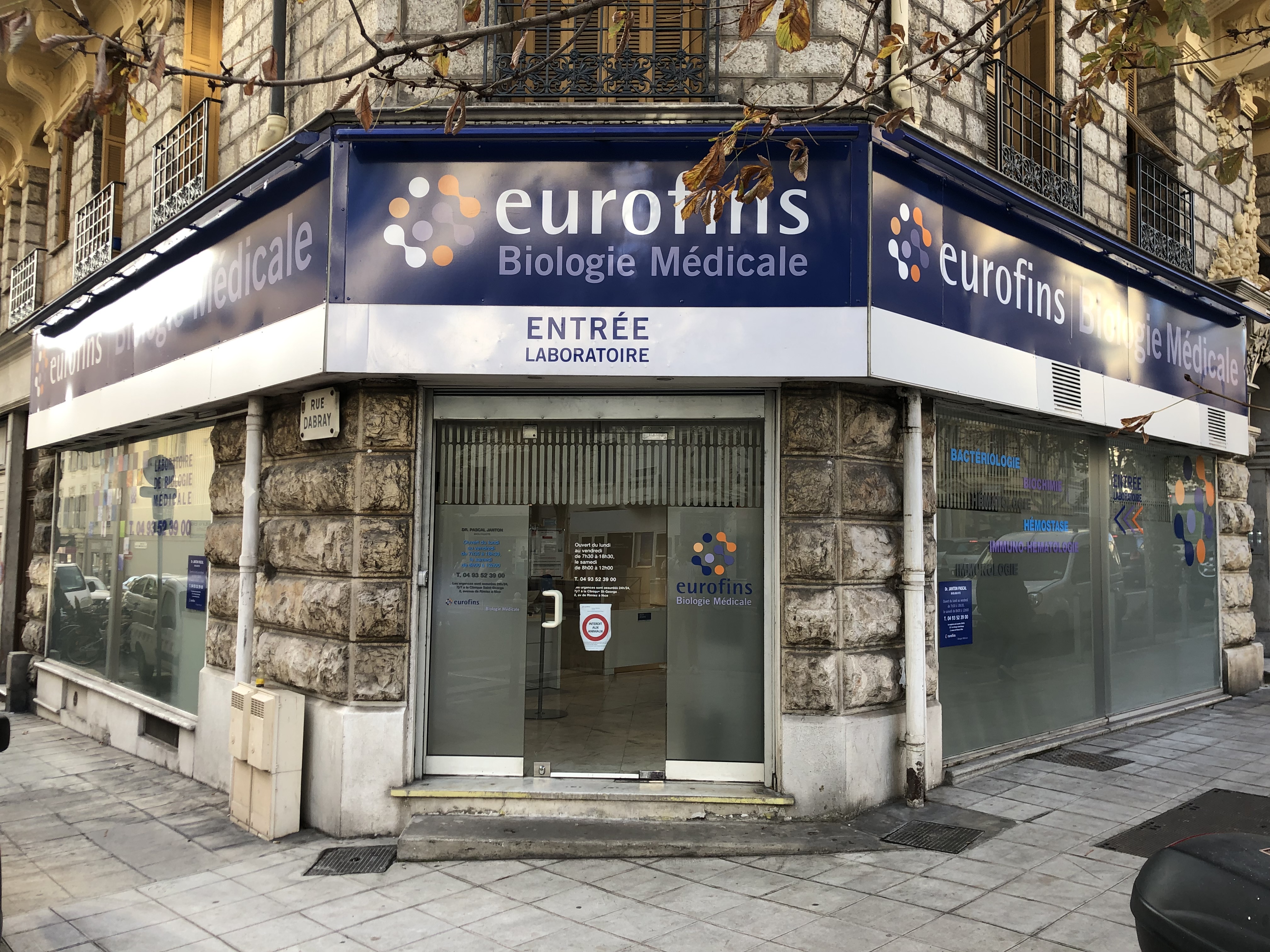 Eurofins - Laboratoire de biologie médicale Nice Dabray